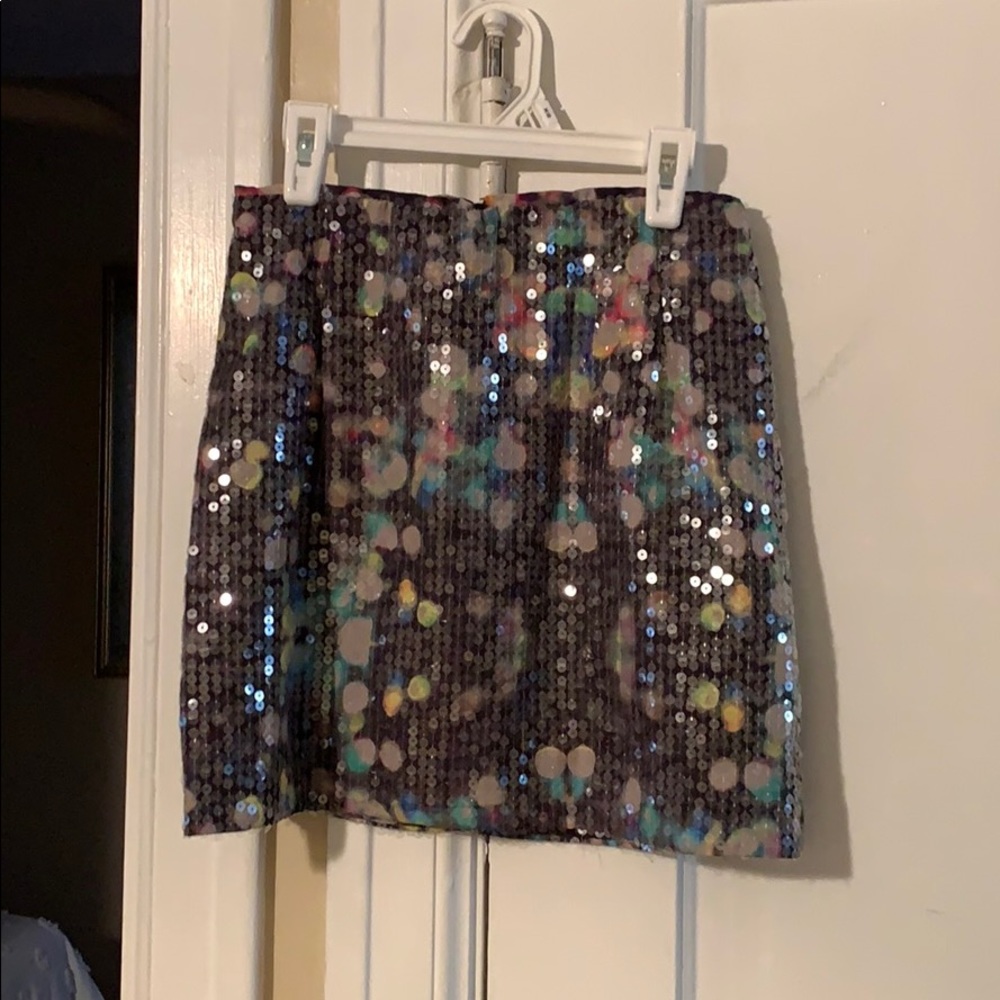 Sequin Mini Skirt